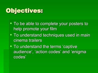 Objectives: ,[object Object],[object Object],[object Object]