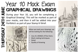 Year 10 mock exam graphical drawing | PPTX | Drawing and Sketching ...