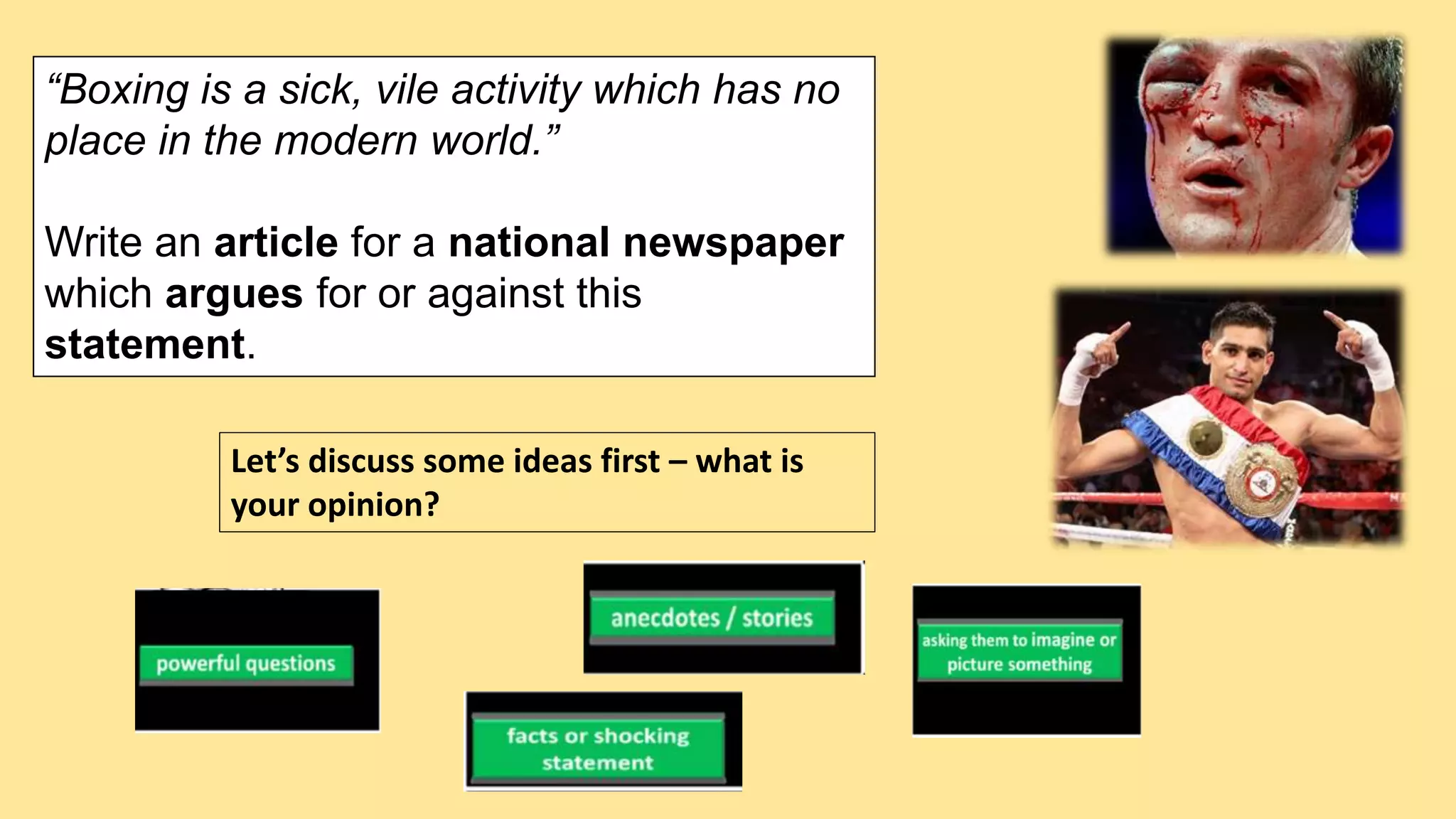 Year 10 iGCSE English Language writing | PPTX