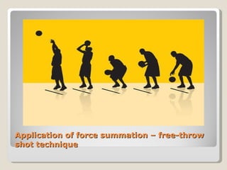 Application of force summation – free-throw shot technique 