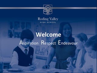 Welcome
Aspiration Respect Endeavour
 