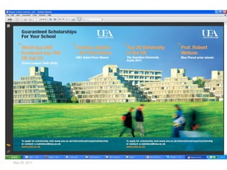 Introduction to the University of East Anglia | PPT