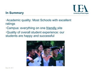 Introduction to the University of East Anglia | PPT