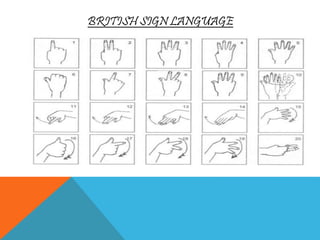 BRITISH SIGN LANGUAGE
