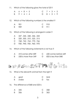 mid year examination mathematics year 2