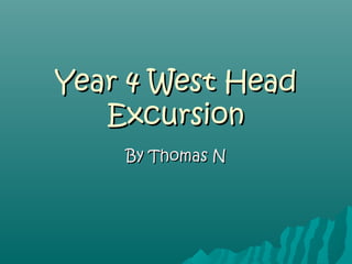 Year 4 West Head
   Excursion
    By Thomas N
 