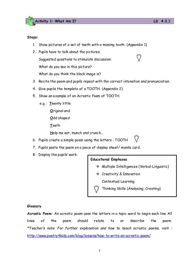 kssr year 5 literature poem 7 638