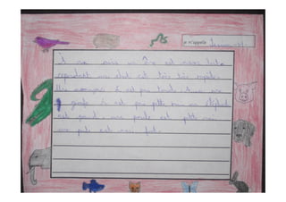 Year 6 décrivent les animaux