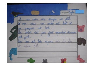 Year 6 décrivent les animaux