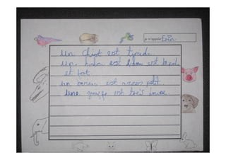 Year 6 décrivent les animaux