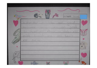 Year 6 décrivent les animaux