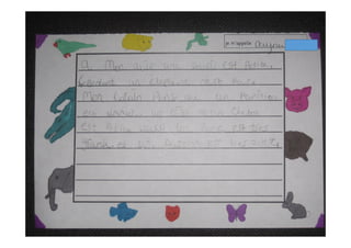 Year 6 décrivent les animaux