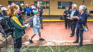 Saying our good-byes and Thank you’s. Emelio thanking out two bus
drivers and giving them a box of chocolates…
 