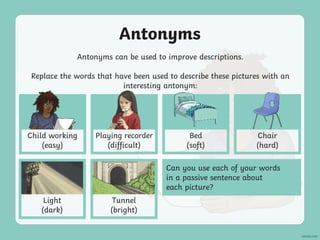Function Meaning- something that works great Synonym- works good conditions  great Antonym- bad conditions Story sentence-It takes lots of practice to  learn. - ppt download