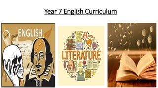 Year 7 English Curriculum
 
