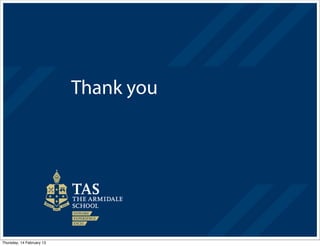 Thank you




Thursday, 14 February 13
 