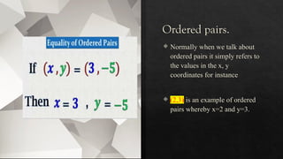Year 7, ordered pairs powerpoint presentation | PPTX
