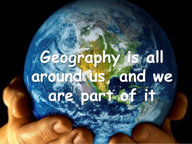 Welcome to Geography - Introduction