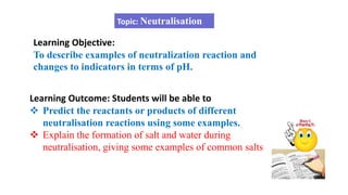 Example Neutralisation Year 8 -Term 2- Unit 4 - Lesson 3- Neutralization | PPTX
