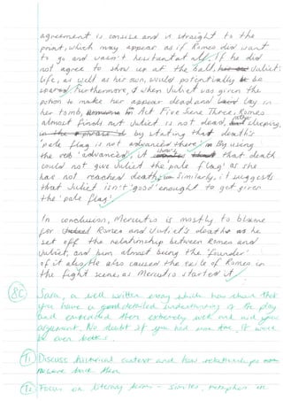Year 8 blame essay Sara