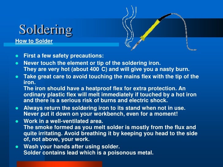 Year 8 soldering