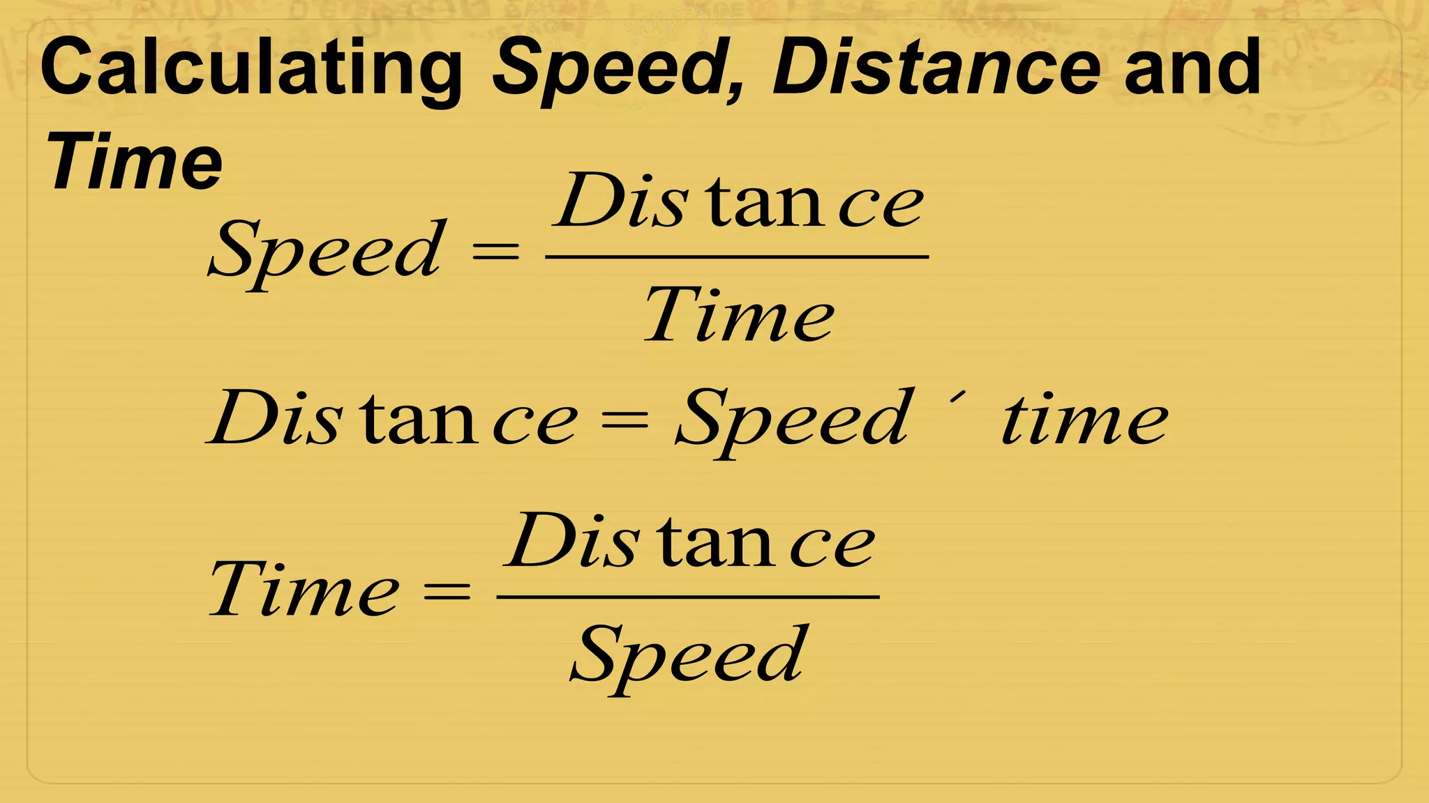 Year 10 distance time graph lesson | PPTX