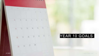 YEAR 10 GOALS
9/1/2023 Sample Footer Text 16
 