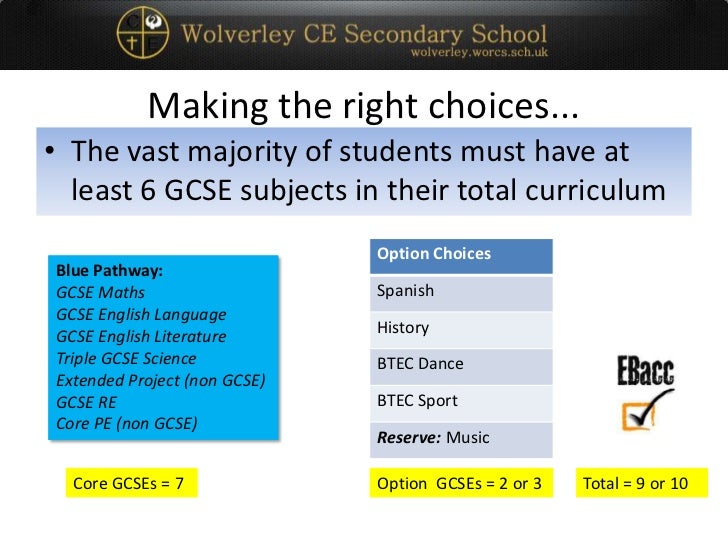 Year 9 Options Evening 12 Year 9 Options Evening 12