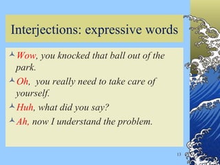 Year 9 parts of speech | PPT