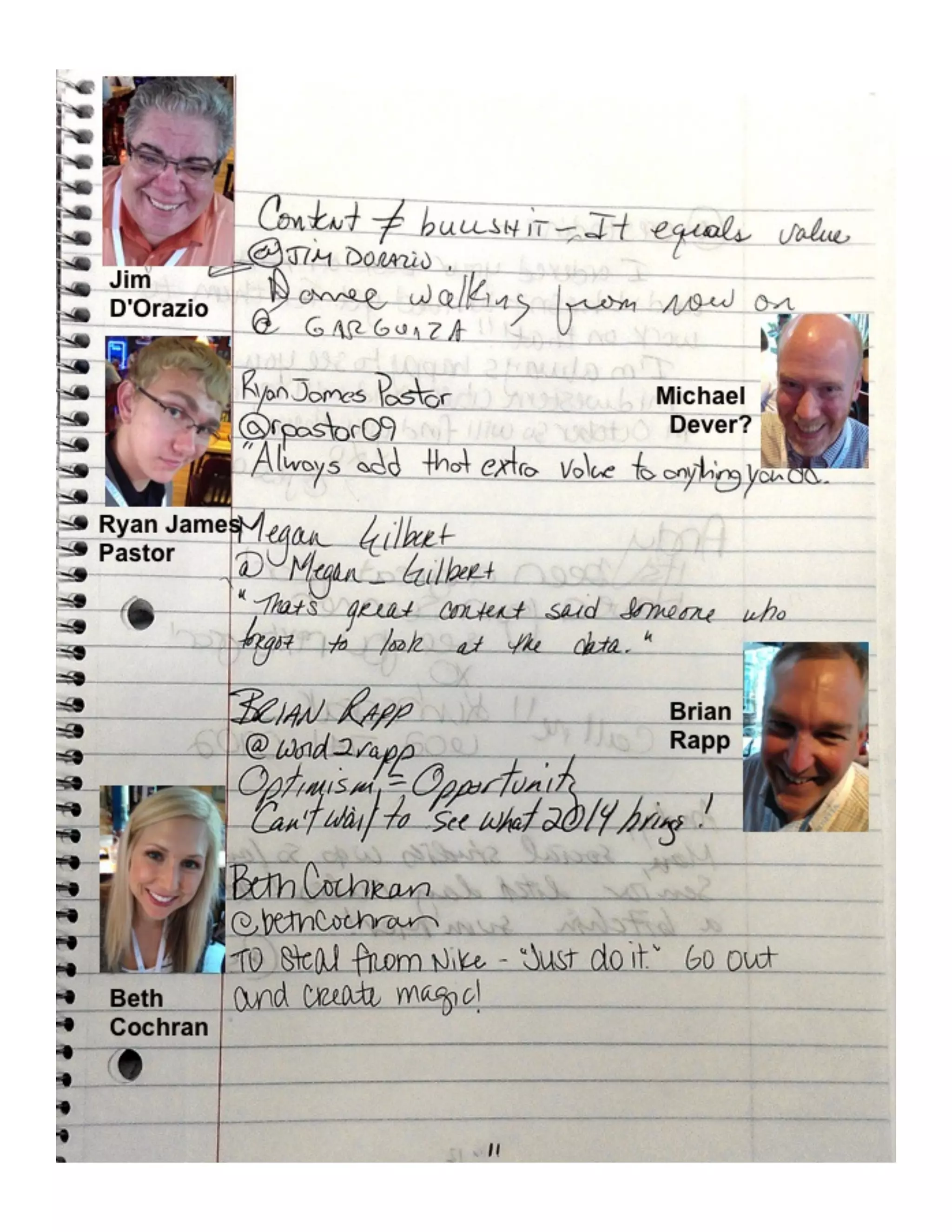 How to Meet Everybody at an Event, My CMW Yearbook by Andy Crestodina