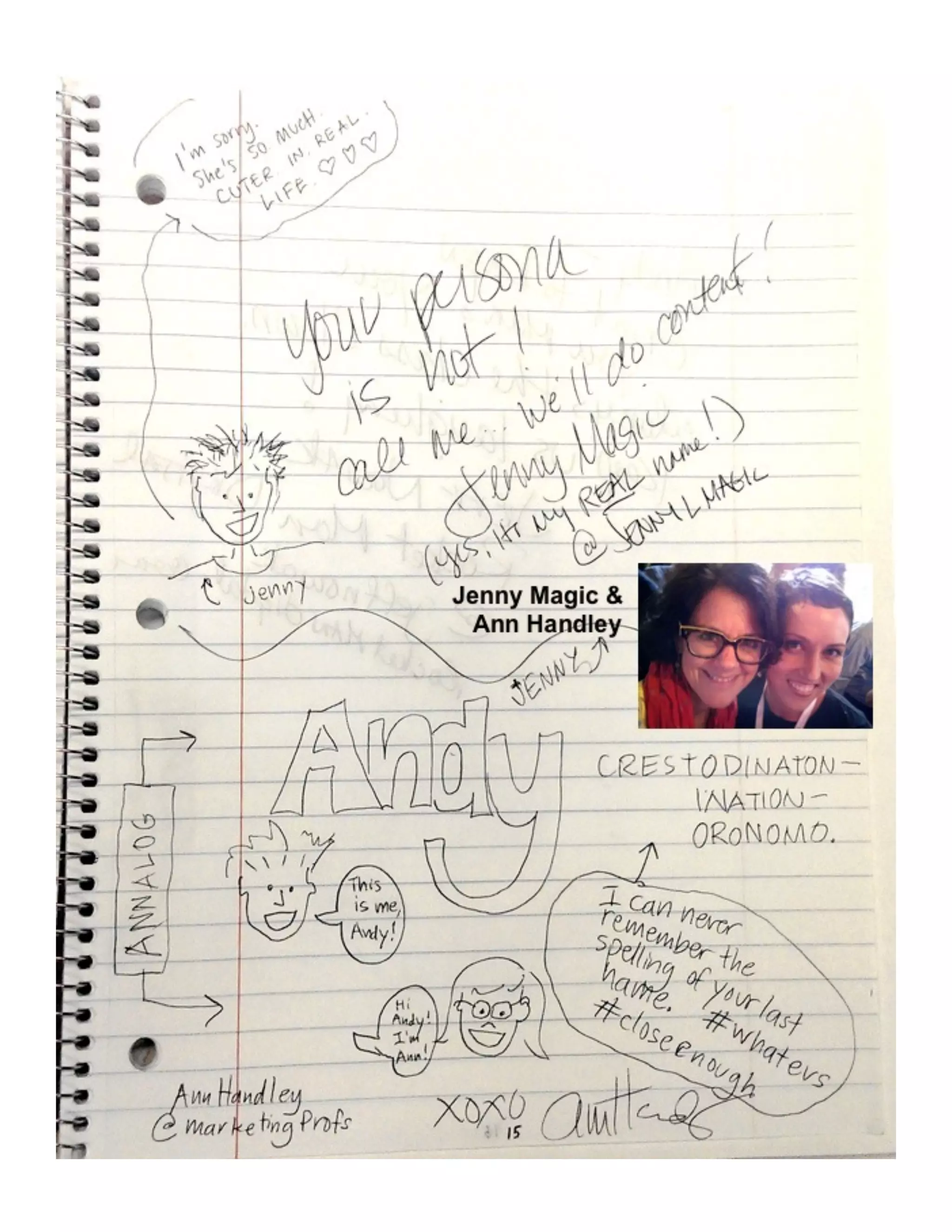 How to Meet Everybody at an Event, My CMW Yearbook by Andy Crestodina