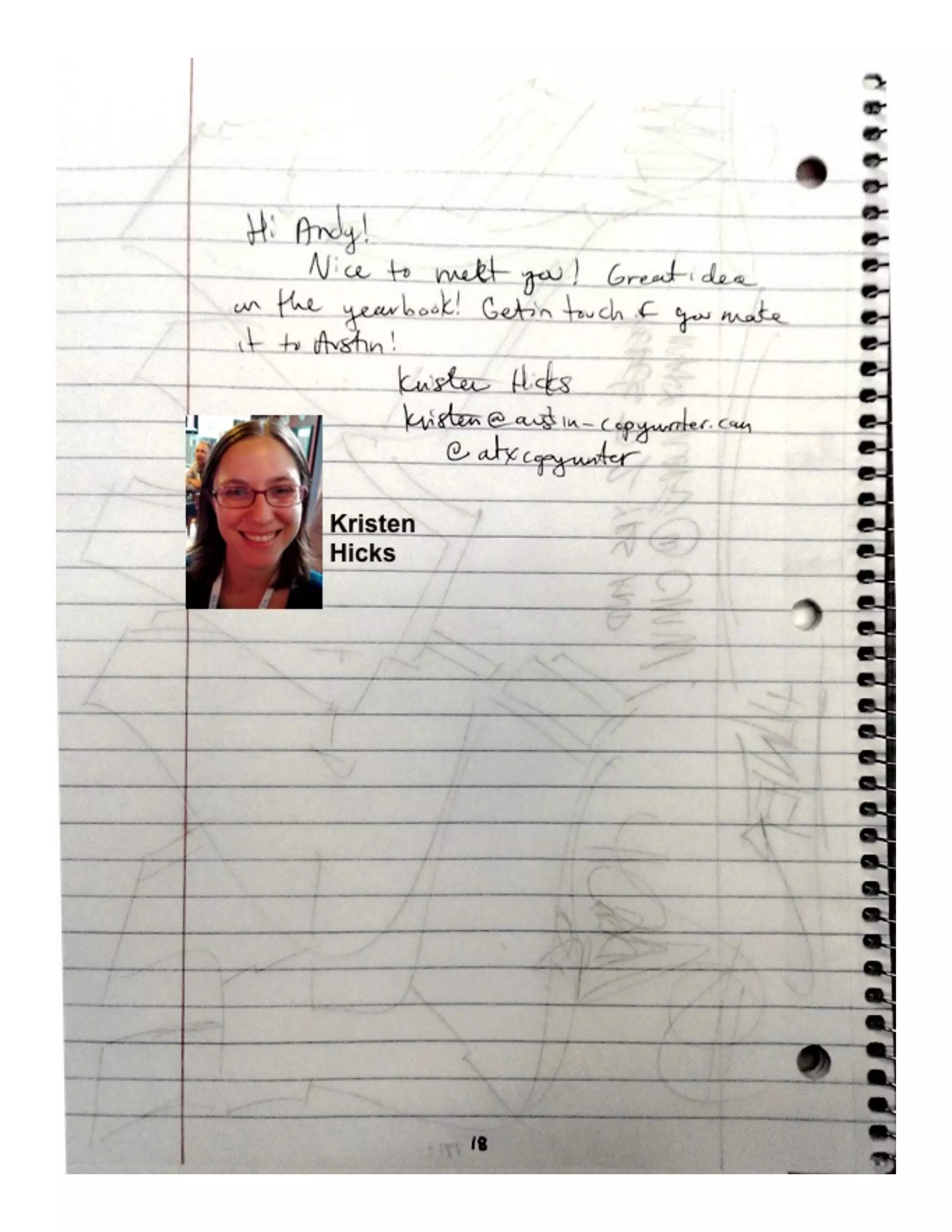How to Meet Everybody at an Event, My CMW Yearbook by Andy Crestodina