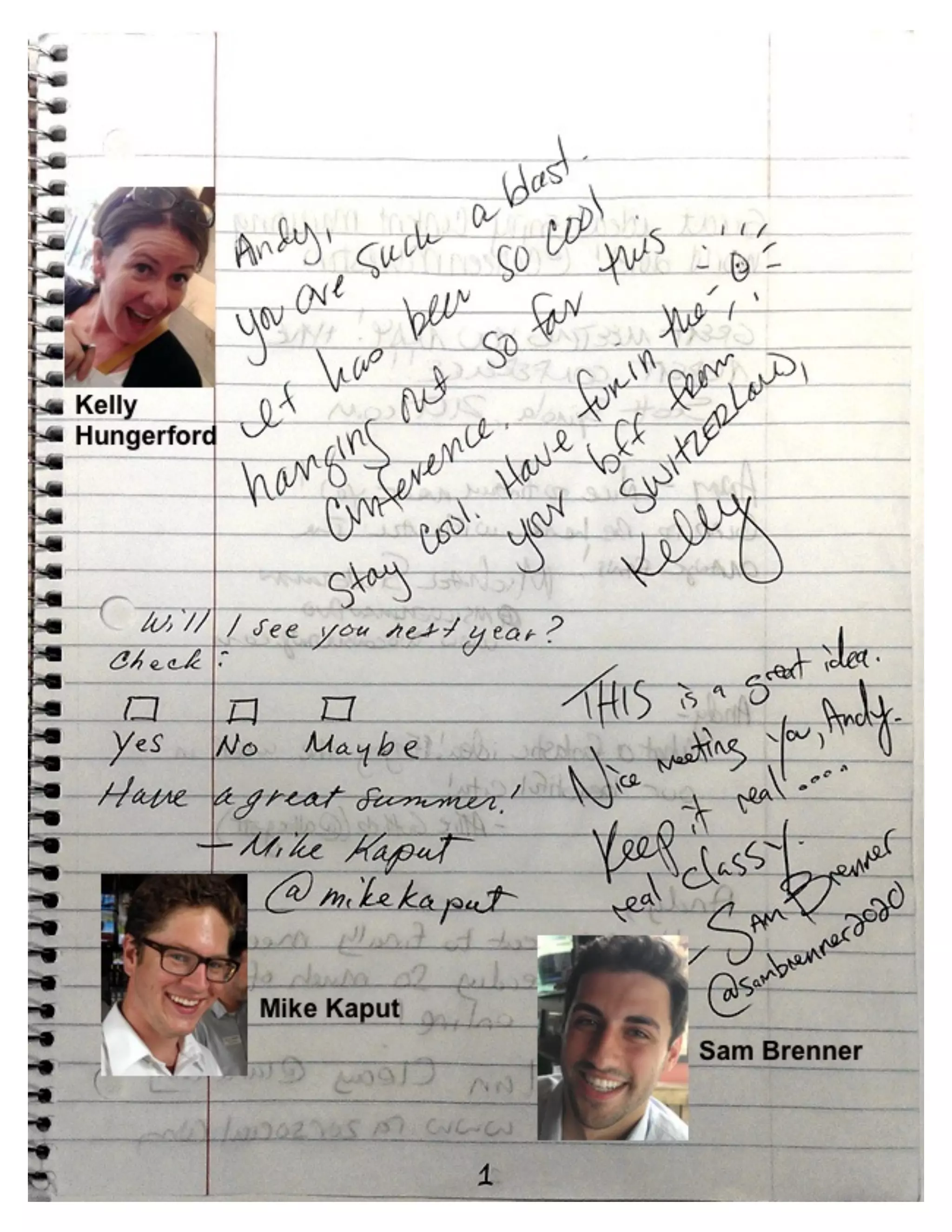 How to Meet Everybody at an Event, My CMW Yearbook by Andy Crestodina