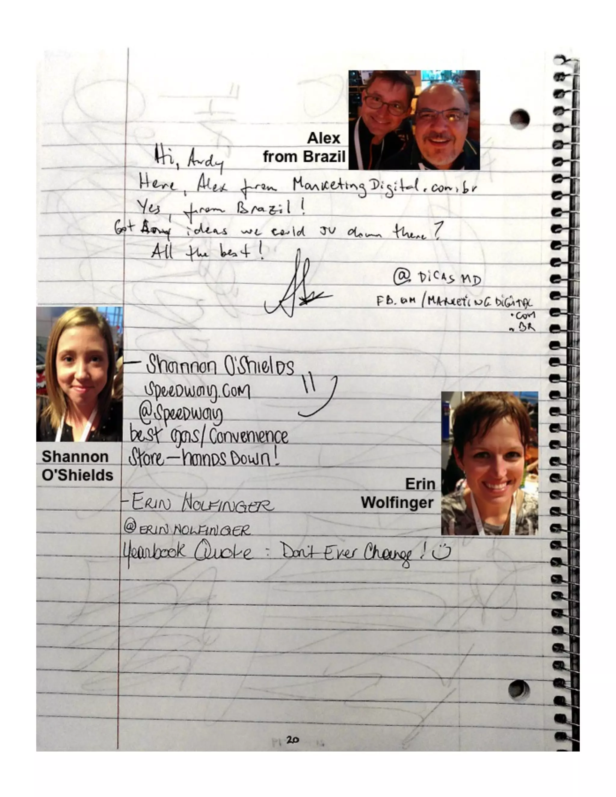 How to Meet Everybody at an Event, My CMW Yearbook by Andy Crestodina