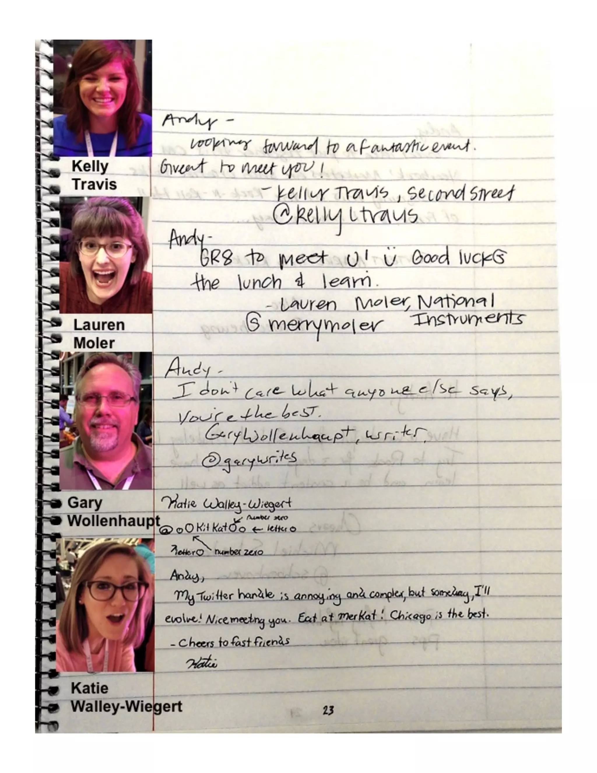How to Meet Everybody at an Event, My CMW Yearbook by Andy Crestodina