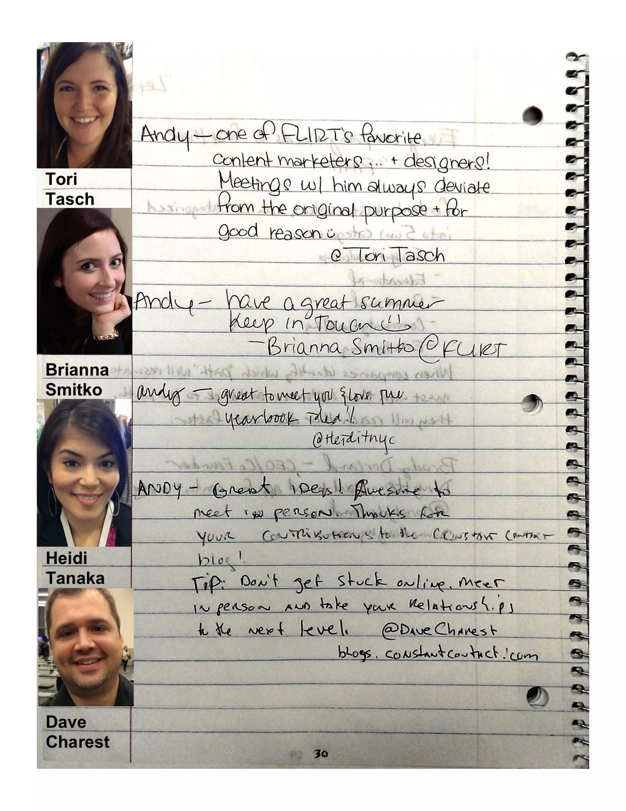 How to Meet Everybody at an Event, My CMW Yearbook by Andy Crestodina