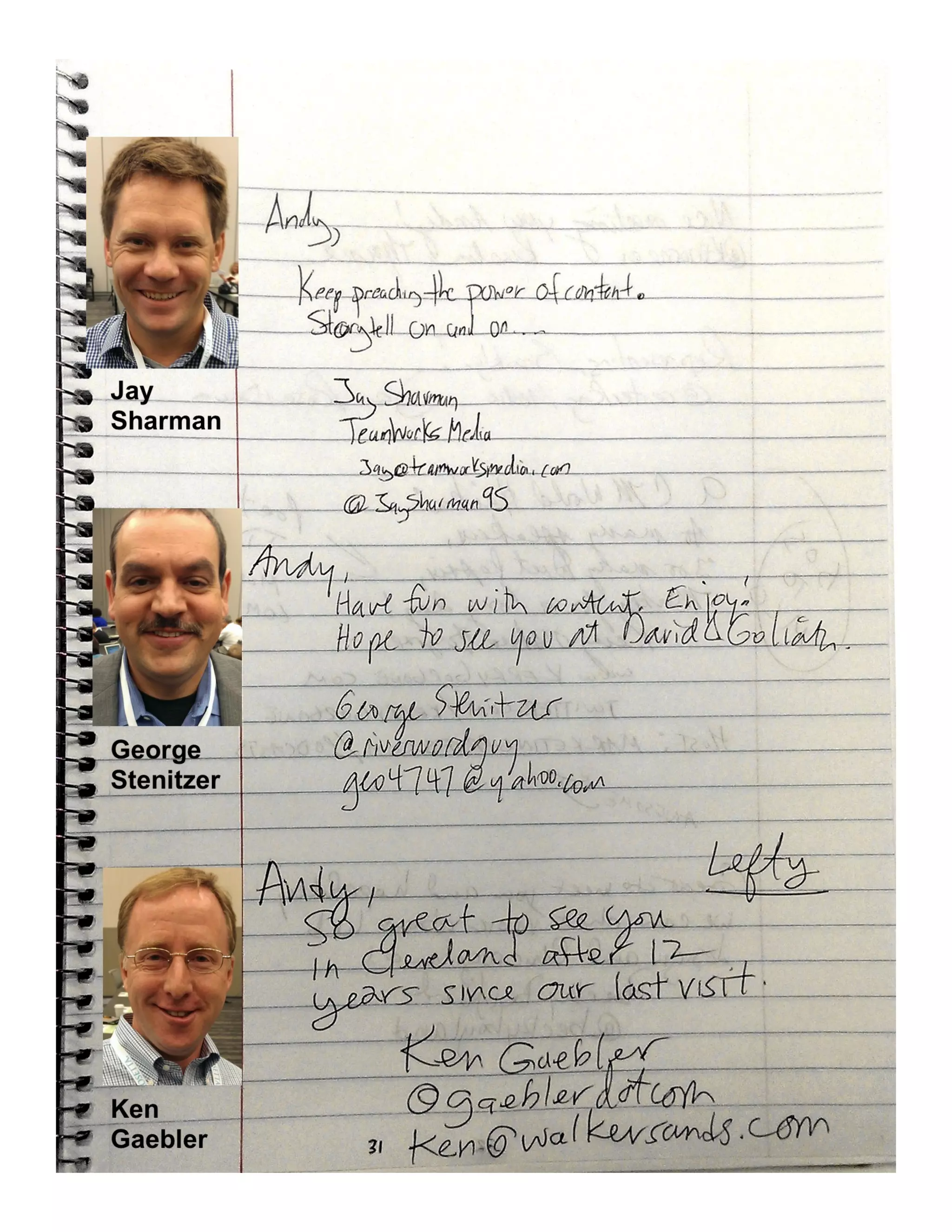 How to Meet Everybody at an Event, My CMW Yearbook by Andy Crestodina