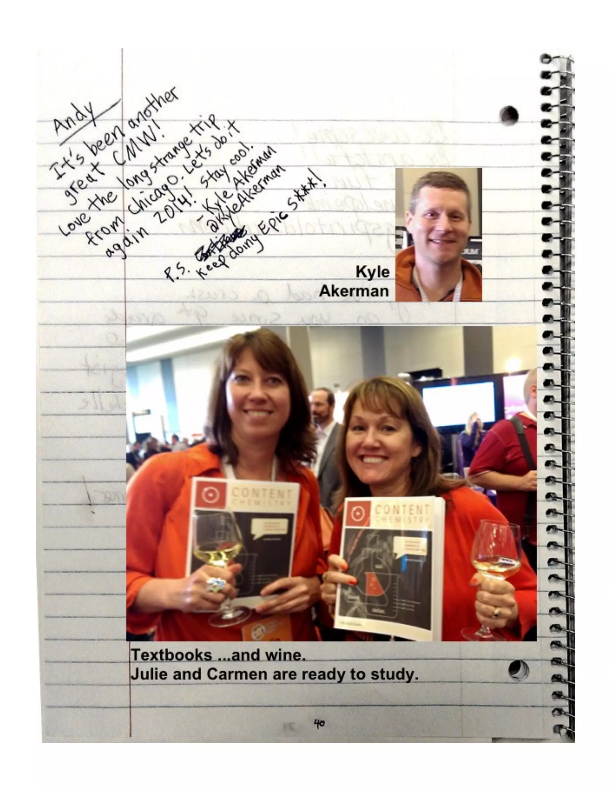 How to Meet Everybody at an Event, My CMW Yearbook by Andy Crestodina