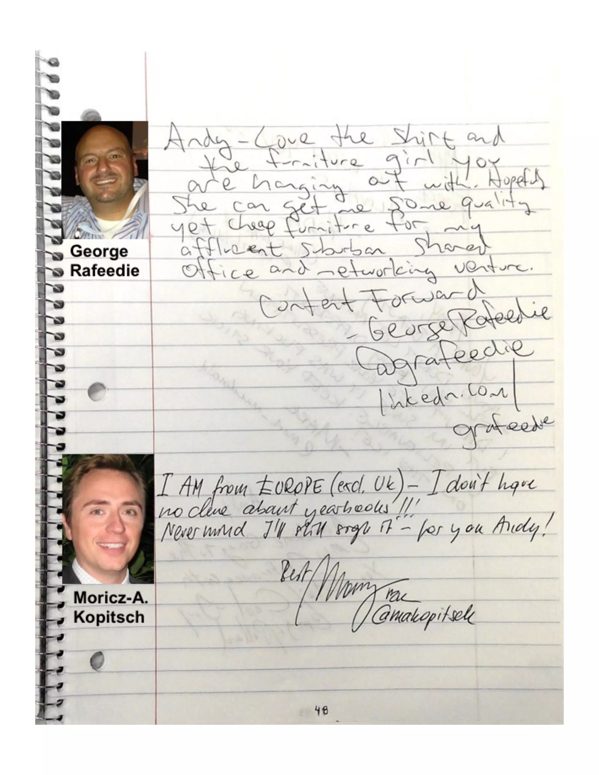 How to Meet Everybody at an Event, My CMW Yearbook by Andy Crestodina