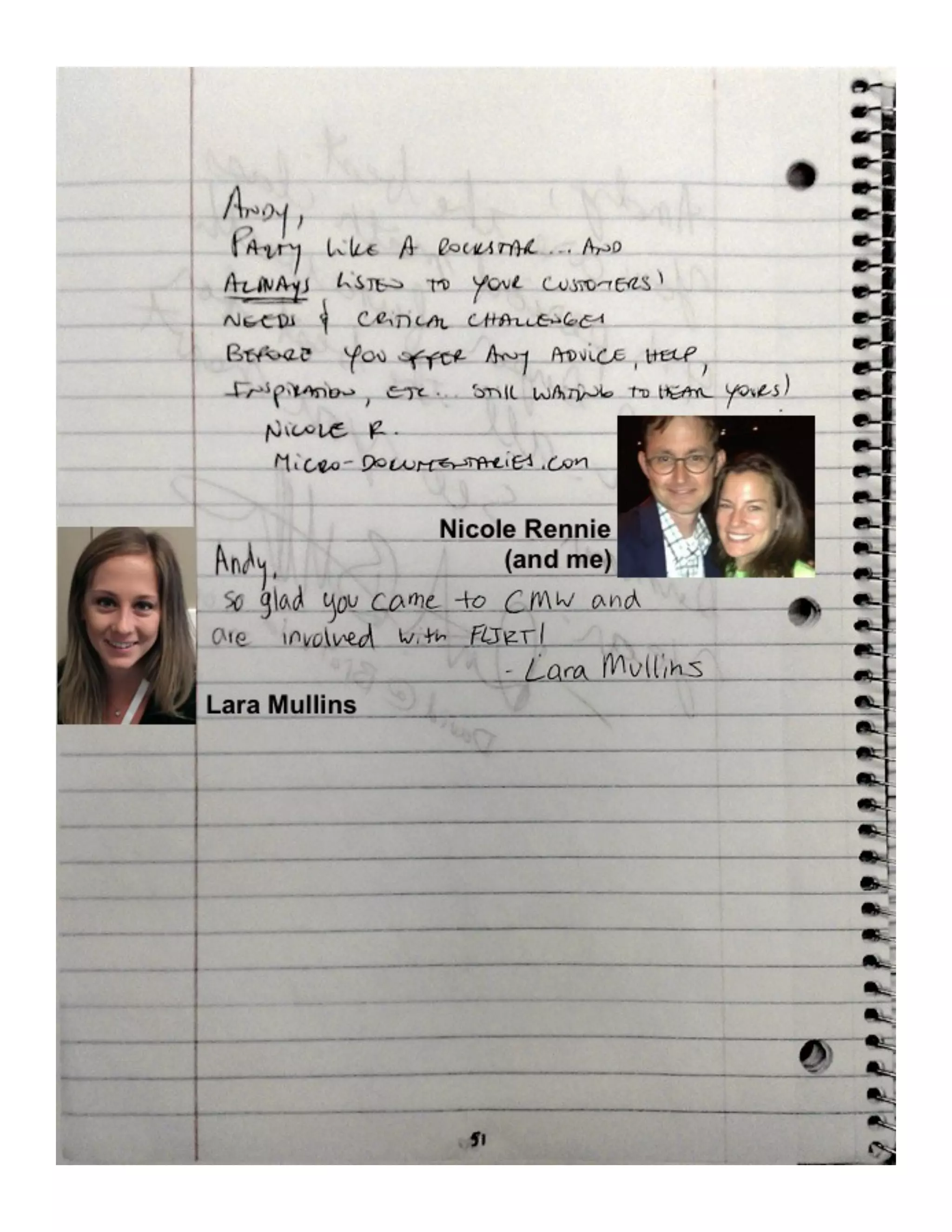 How to Meet Everybody at an Event, My CMW Yearbook by Andy Crestodina