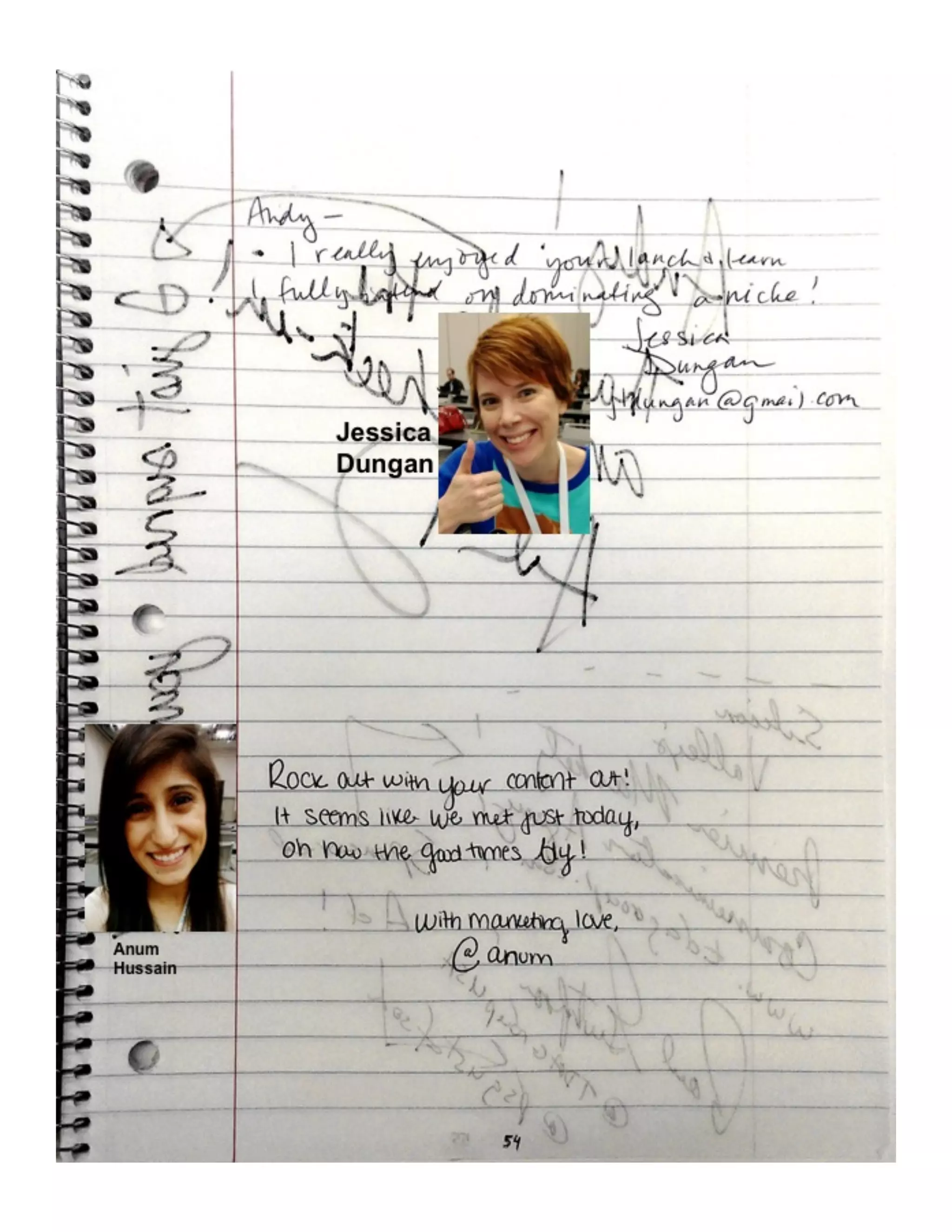 How to Meet Everybody at an Event, My CMW Yearbook by Andy Crestodina