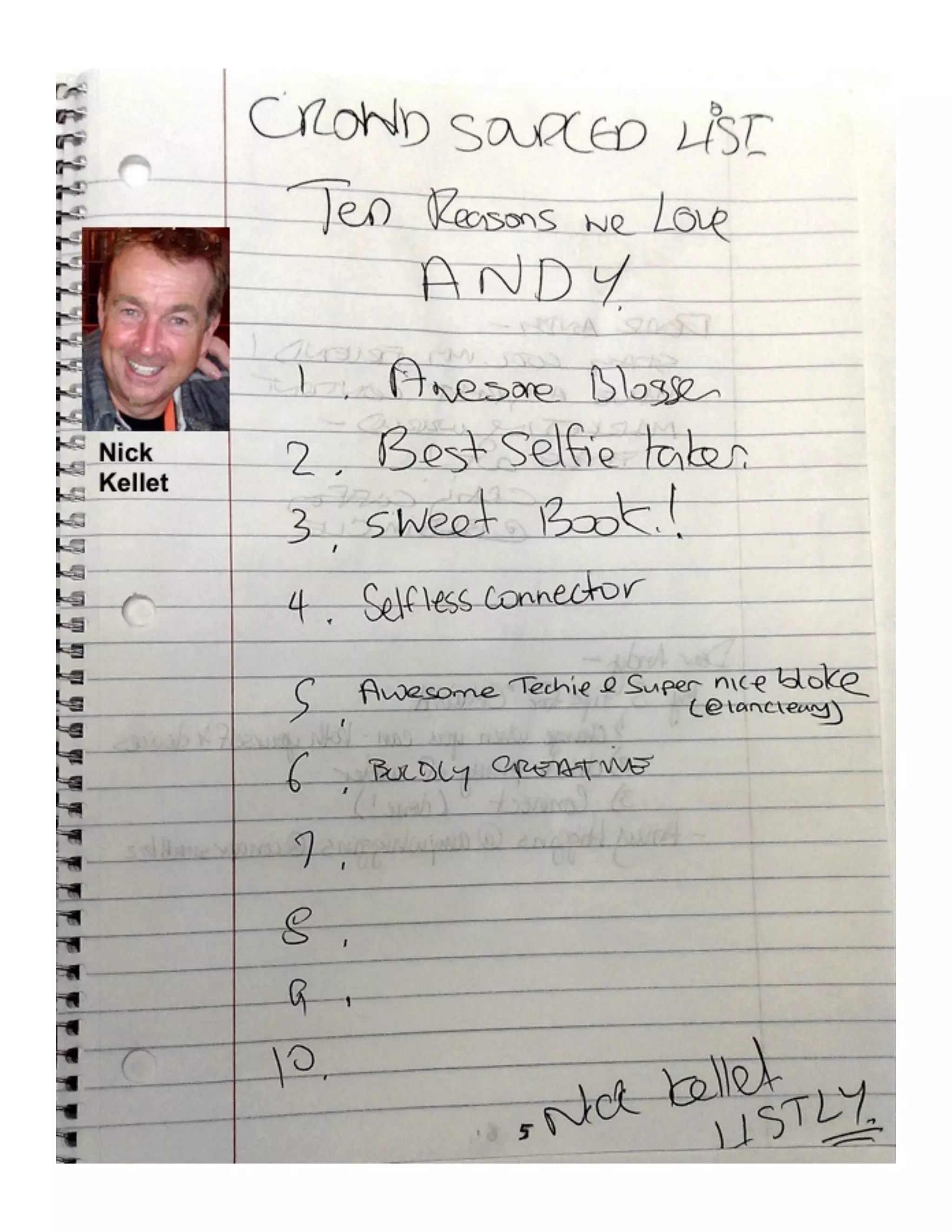 How to Meet Everybody at an Event, My CMW Yearbook by Andy Crestodina
