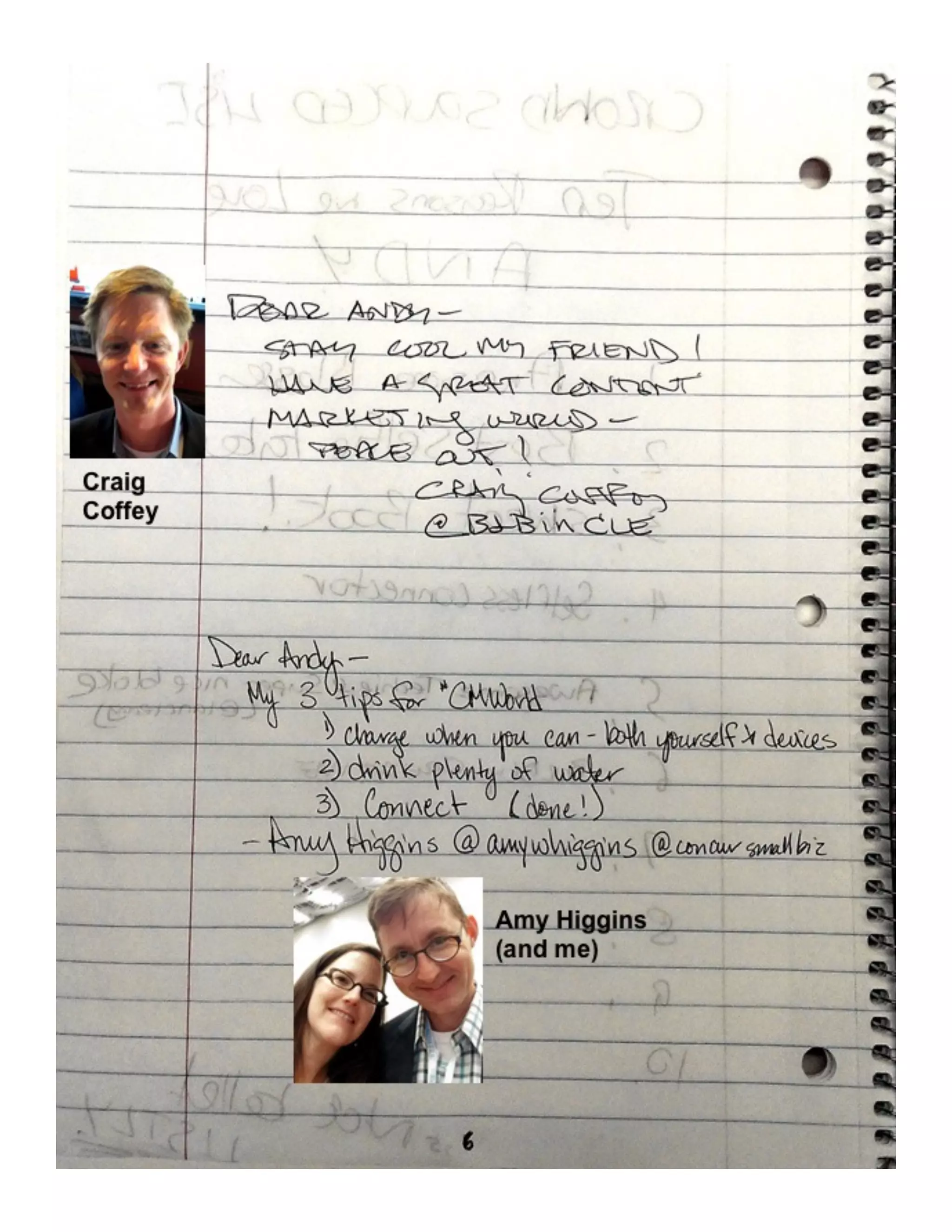 How to Meet Everybody at an Event, My CMW Yearbook by Andy Crestodina