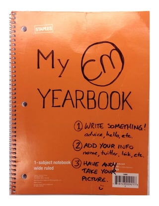 How to Meet Everybody at an Event, My CMW Yearbook by Andy Crestodina