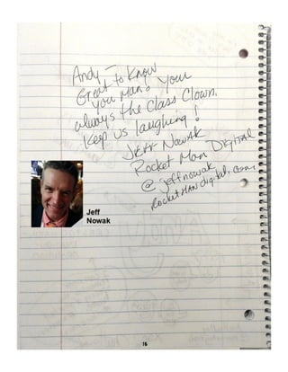 How to Meet Everybody at an Event, My CMW Yearbook by Andy Crestodina