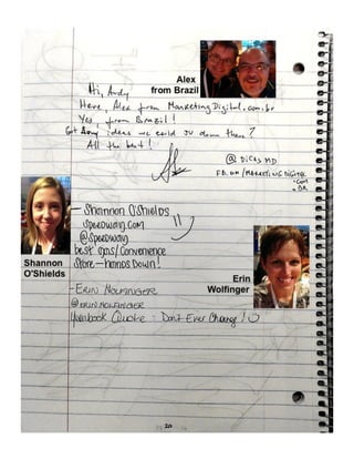 How to Meet Everybody at an Event, My CMW Yearbook by Andy Crestodina
