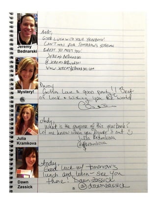 How to Meet Everybody at an Event, My CMW Yearbook by Andy Crestodina