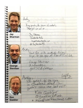 How to Meet Everybody at an Event, My CMW Yearbook by Andy Crestodina