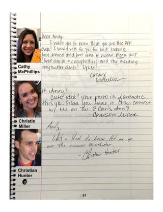 How to Meet Everybody at an Event, My CMW Yearbook by Andy Crestodina