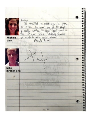 How to Meet Everybody at an Event, My CMW Yearbook by Andy Crestodina